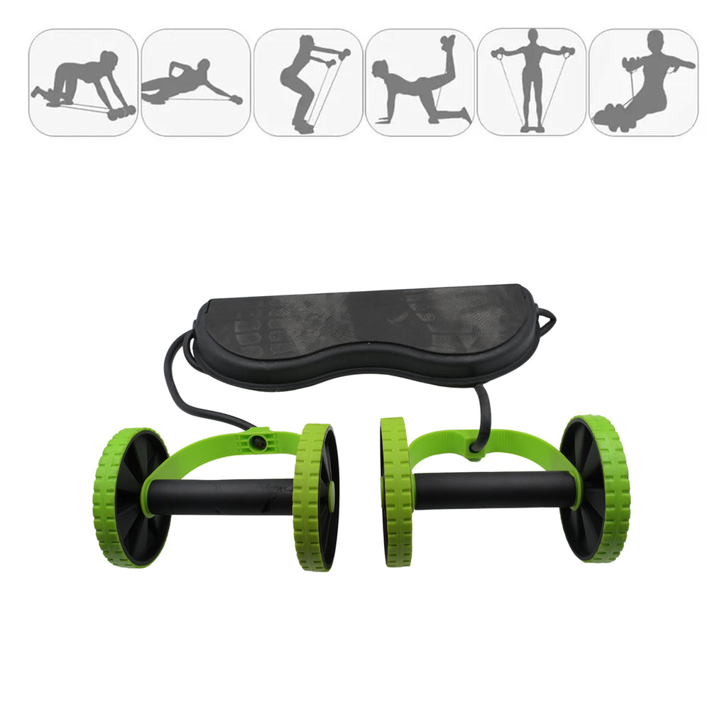 7246 Professional Fitness Imported Ab Builder Ab Care Xtreme Fitness  Resistance Exerciser Resistance Tube Ab Slimmer Rope Exerciser Body Building Home Gym Trainer For Both Men  Women (1 Pc)
