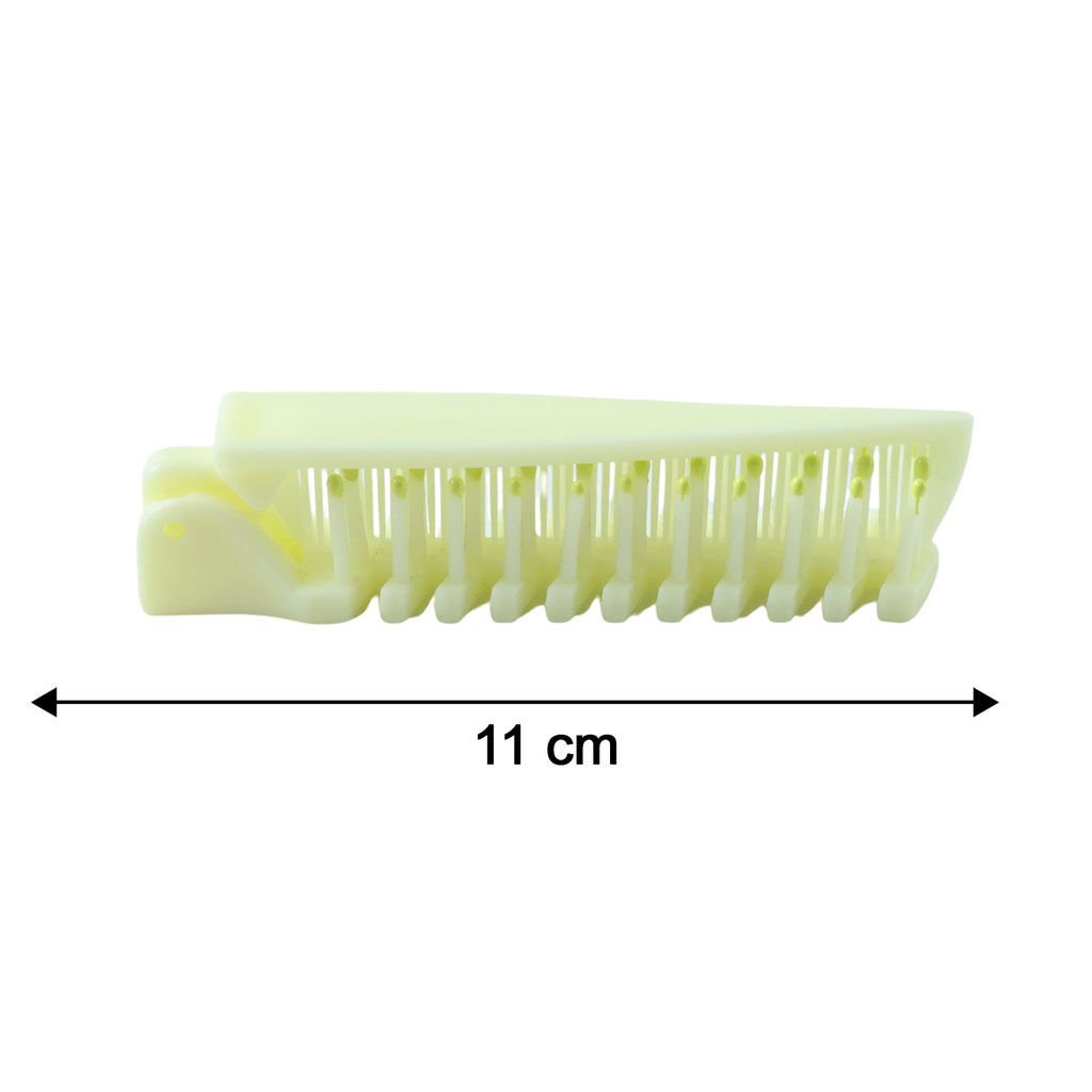 2 In 1 Foldable Hair Comb With Brush (1 Pc)