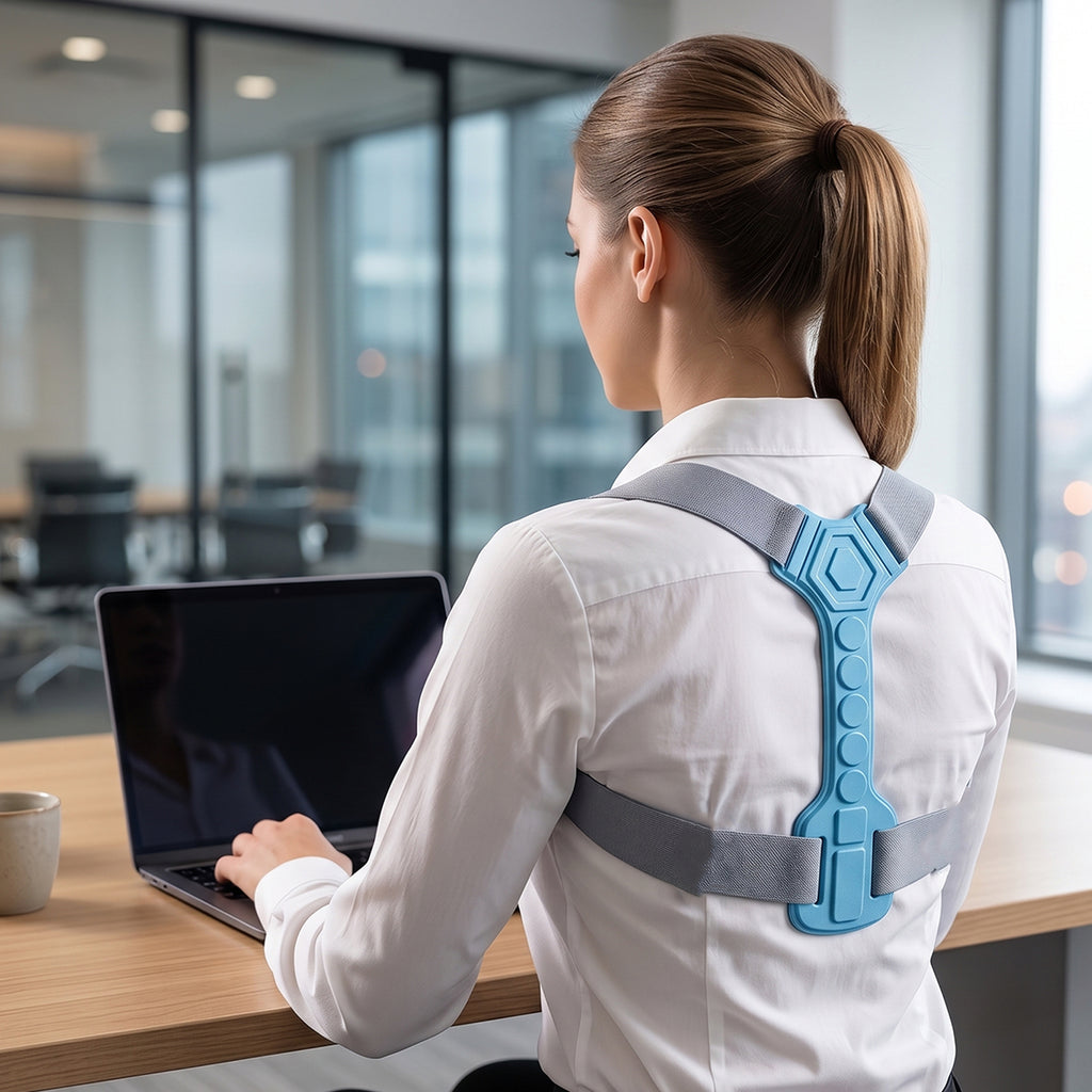 Ergonomic Adjustable Back Posture Corrector Support Belt (1 Pc Small)