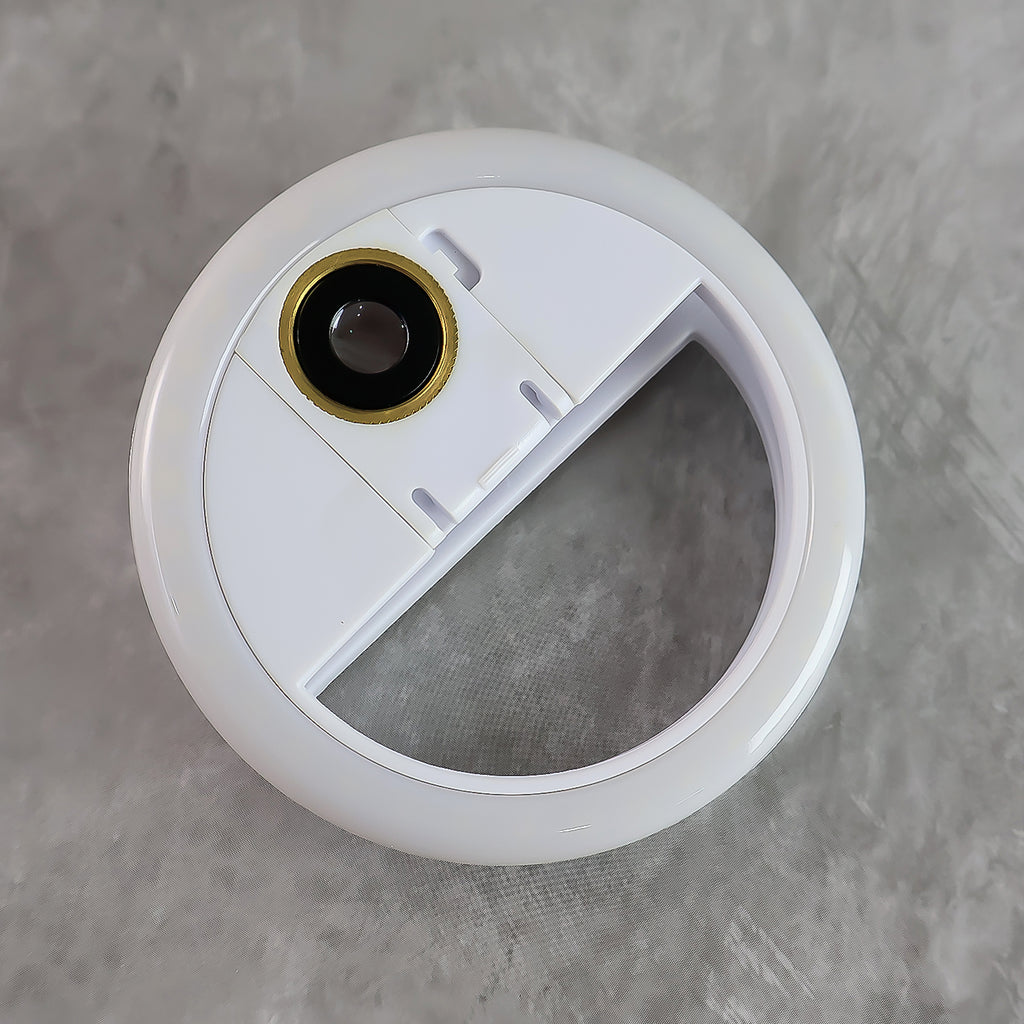 Selfie Flash Ring Light With 3 Level Of Brightness (1 Pc)